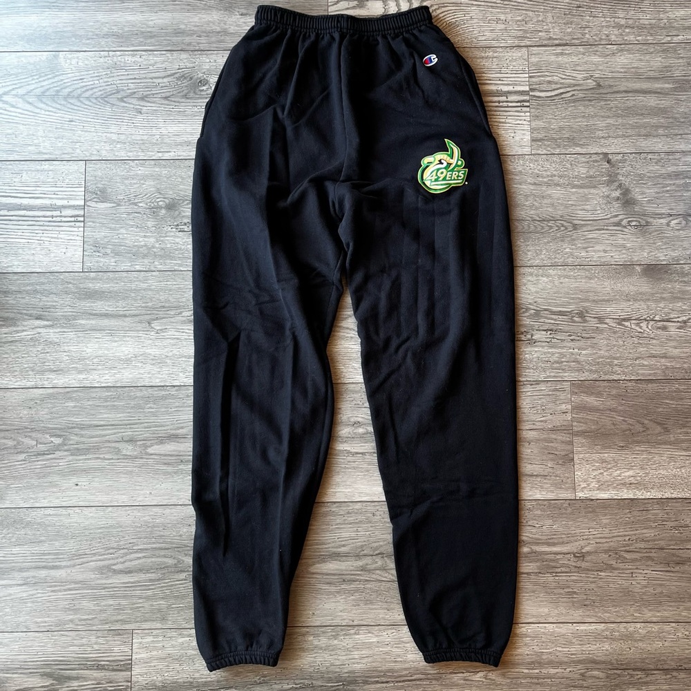 UNC Charlotte Champion Sweatpants Unisex Men’s Drawstring Elastic Waist Medium